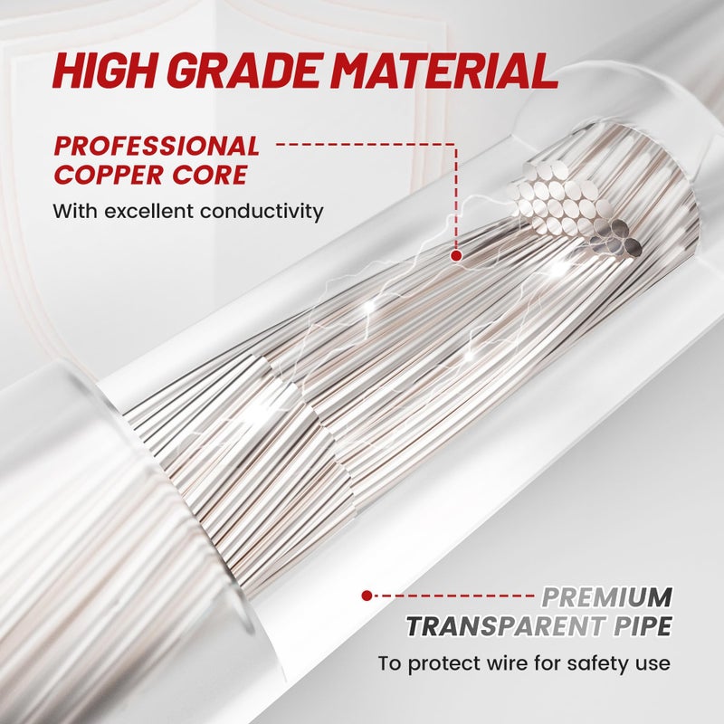 RED WOLF Car Door Speaker Wiring Harness Fit for Nissan 1999-2002 Frontier Altima Maxima, 2002-2004 Infiniti i35 G20, 2 Pin Spade Type Speaker Wire Plug Install Aftermarket Front Rear Speaker - Image 5